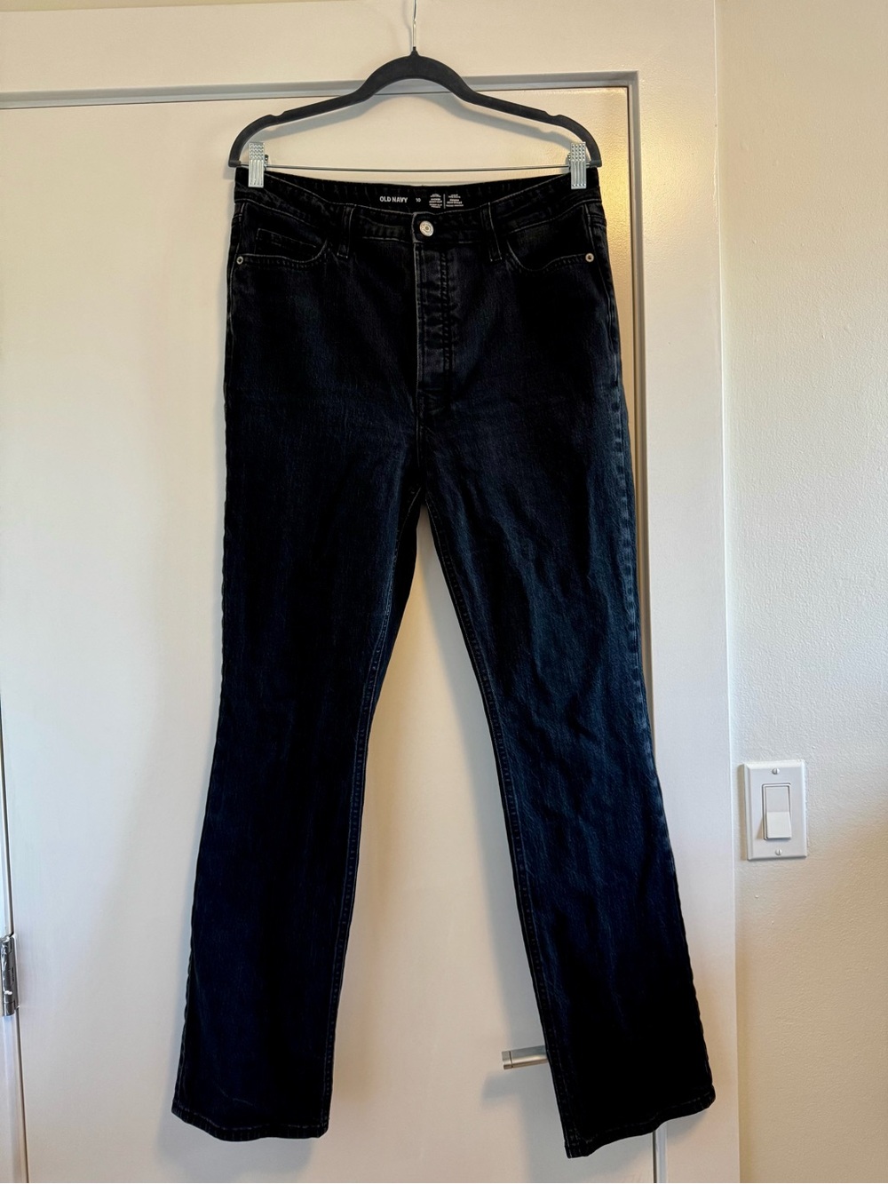 Old Navy Women's Black Bootcut Kicker Jeans Size 10